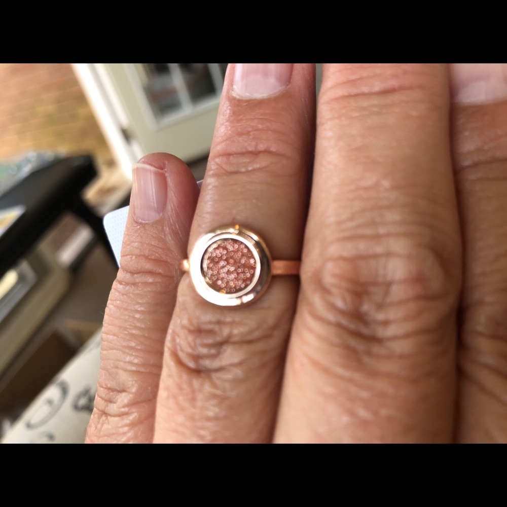 Foschini Ring Pink Rose Color